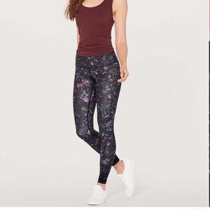 Lululemon Wunder Under Low-Rise Tight Frozen Flourish Multi size 6